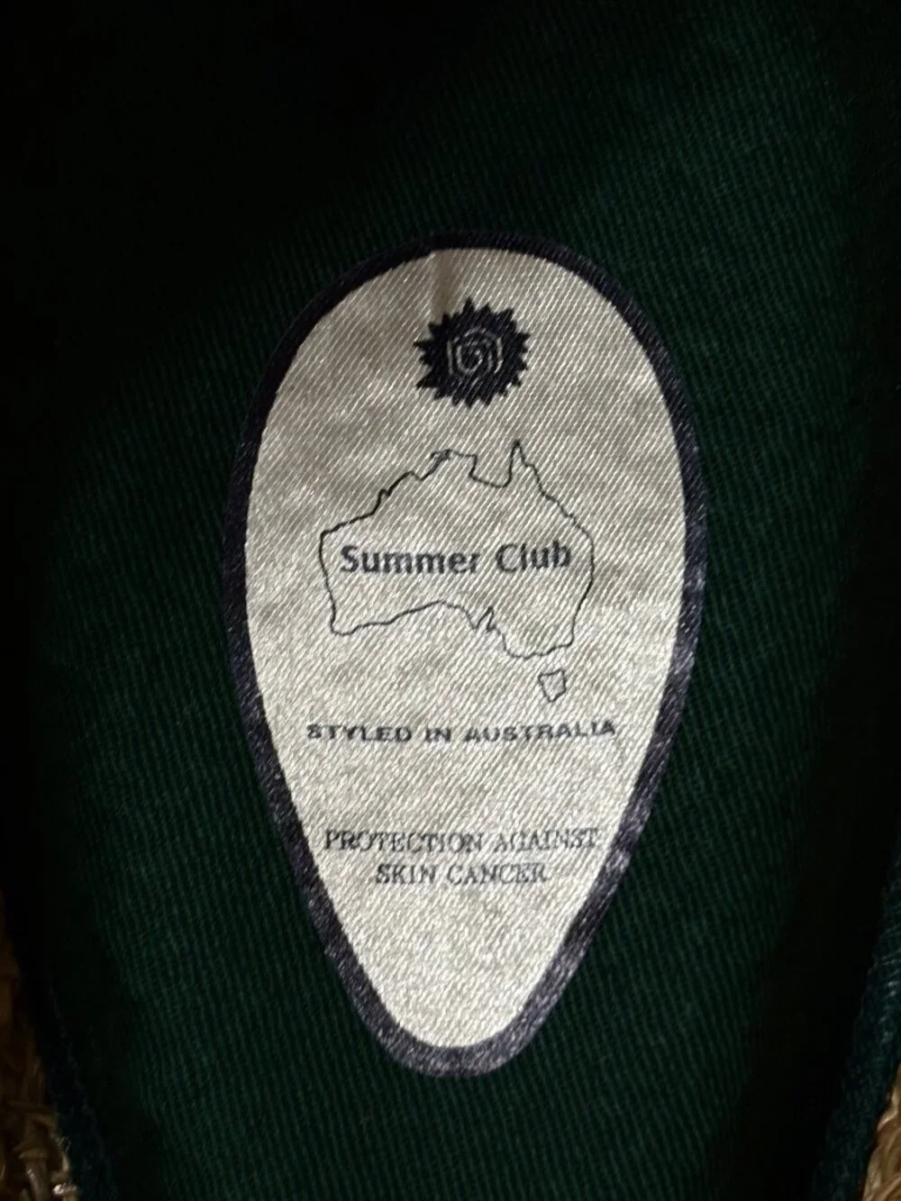 Summer Club Autstralia Straw Hat